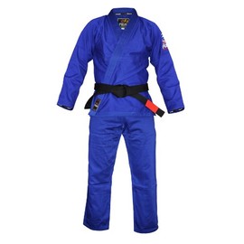FUJI Summerweight BJJ Uniform, Lightweight BJJ Gi with Bungee Drawstrings, Blue, A6