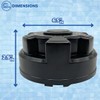 Poolzilla Chlorinator Replacement Lid Cover - Compatible with Hayward CLX200CA,
