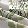 H.VERSAILTEX Sage Green Curtains Linen Curtains 96 Inch Length for