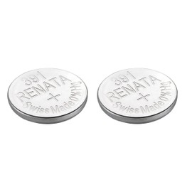 Renata Watch Battery Swiss Made Renata 391 or SR1120SW Or AG8 1.5V (2 Batteries, 391 Or SR 1120 SW)