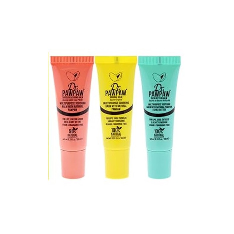 Dr. PawPaw Juego de Regalo Trío Brillante Glowing Trio Gift