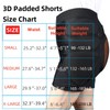 Protective Padded Shorts Crash Pad, PU Hip Butt Pads Impact