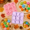 2 Piezas Moldes Silicona de Otoño 3D,18 Cavidades,con Formas de