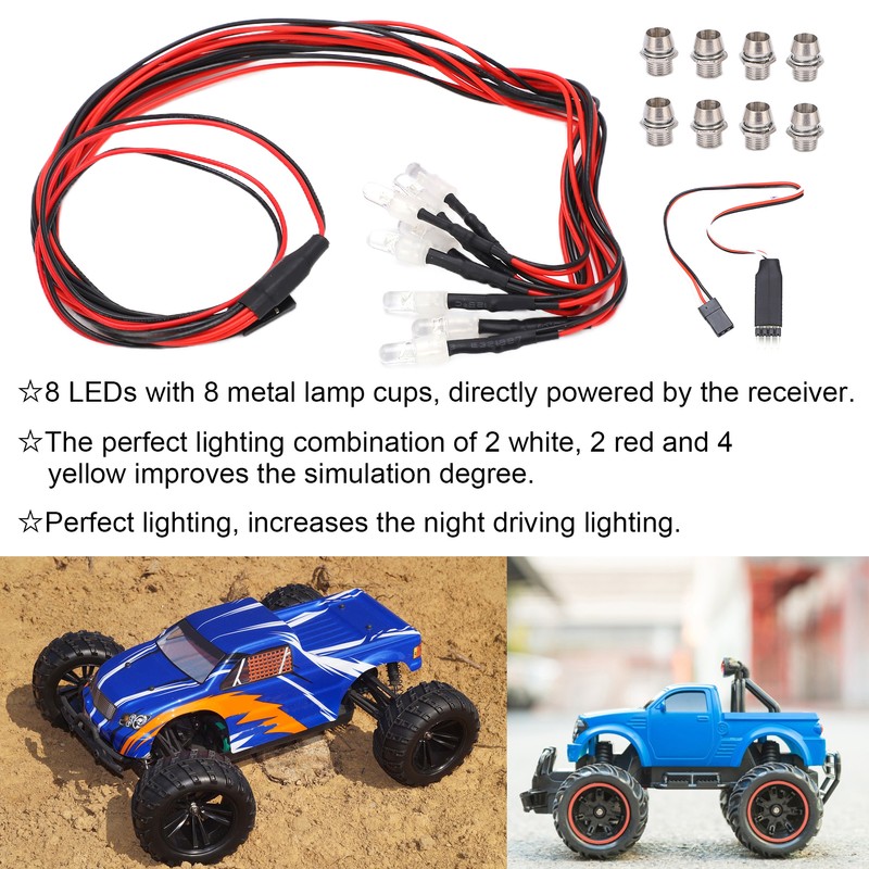 RC Model Car Lights General Purpose Modified LED Lights Accessories