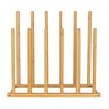 Household Essentials Bamboo 6 Pair Boot Rack, Natural
