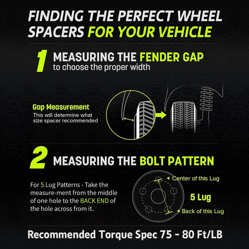 Customadeonly 5x114.3 to 5x100 Wheel Adapters (2pc 20mm Thick) Hubcentric