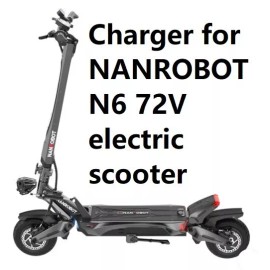 coming data 3a fast battery Charger for NANROBOT  N6 72V Electric  Scooter