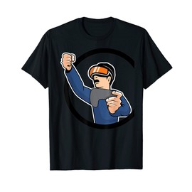 VR Man Headset Virtual Reality Technology Futuristic T-Shirt