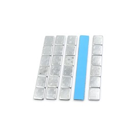 Partuto 2.1oz Motorcycle Car Wheel Balance Weights Strips 136 x 19mm 5pcs Replacement