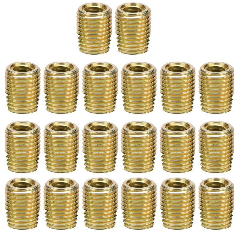 Pack of 20 302 Carbon Steel Self-Tapping Thread Insert Accessories