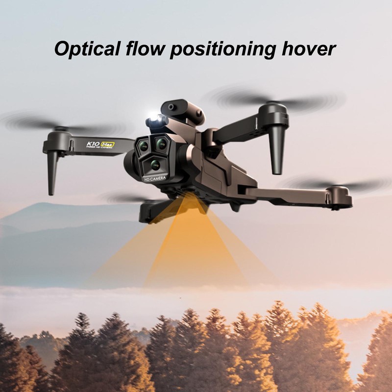 K10MAX Drone 4K HD 3 Lens Obstacle Avoid Optical Flow