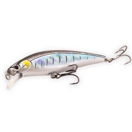 FISHN Grumpy Puncher Wobbler, Floating, Weight: 11.8 g, Length: 8.5 cm, Artificial Bait / Fishing Lure for Fishing Predatory Fish such as Zander, Pike, Perch, Trout (Shimmer)