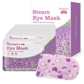 Jekeno Jekeno Steam Eye Mask, 16 Packs Eye Masks for Dry Eyes, 40-60 Minutes Self Moist Warm Compress Heated Disposable Mask for Sleep, Spa Relaxing Trip Gifts, Travel Essentials for Women Men