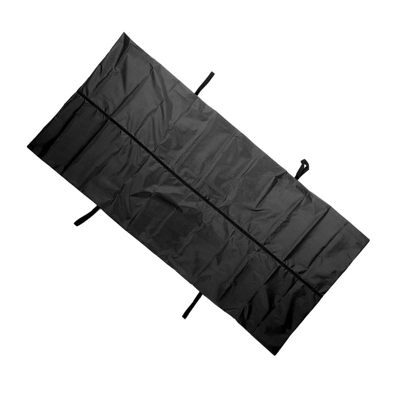 Black Emergency Cadaver Body Bag Oxford Cloth Body Storage Bag