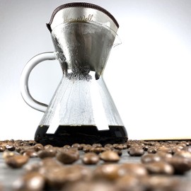 HerzensWahl® Reusable Coffee Filter, Permanent Coffee Filter, Stainless Steel, Zero Waste Permanent Filter for Filter Coffee, Pour Over and Hand Filter Coffee, Permanent Coffee Filter (Coffee Filter