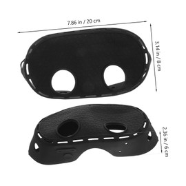 KONTONTY Vr Lens Case for Quest3s Glasses Side Protector Wraparound Eyewear Vr Gaming Accessories Scratch-Resistant Pad