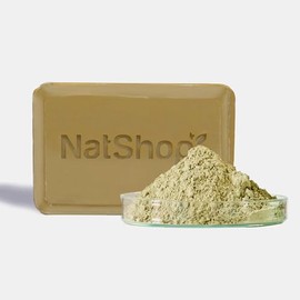 NATSHOP | Jabón Facial y Corporal con Arcilla y Árnica 100% Natural – Desintoxicante | Nutrir y Suavizar la Piel - Jabón de Baño y Cuidado de la Piel - Skin Care 100g | Completa tu Kit de Viaje