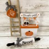 Hobby Lobby HL Fall Decor - Wood Pumpkin Patch Puppy