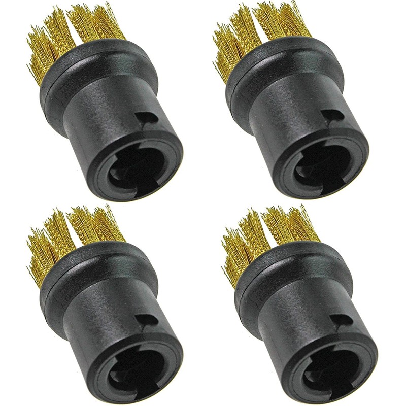 SPARES2GO Brass Wire Brush Nozzles Compatible with Karcher Steam Cleaner