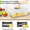 MealHelper 12-in-1 Vegetable Chopper with Container & 7 Blades Cheese