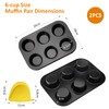 2 x Muffin Moulds Large Muffin Moulds Muffin Baking Mould