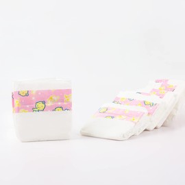 CHAREX Baby Doll Diapers Pack - 10 Pieces Reborn Dolls Diapers Refill, Baby Alive Diapers, 16-24 Inch Baby Doll Accessories Newborn Dipaers Reusable