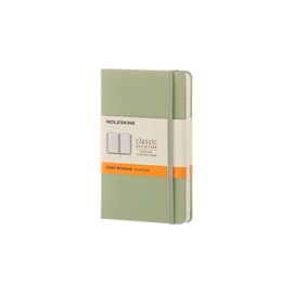 Moleskine MM710K12 Pocket Ruled Hard Notebook - Willow Green