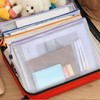 24pcs A4 Mesh Zipper Pouch Bags, Mesh Bags with Zipper
