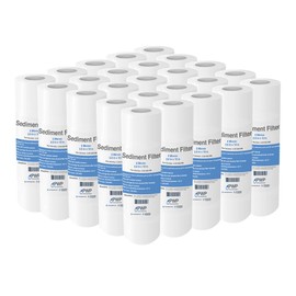 Sediment Melt Blown Water Filter Cartridge Standard 2.5x10" 5 Micron 25 Pack
