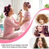 Fhioevt Pack of 30 Foam Hair Rollers Sponge Curlers Foam