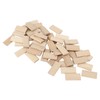 50Pcs Beech Wood Domino Tenon Stopper for Crafting Woodworking Furniture