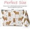 XFN Cow Gifts, Cow Print Stuff Western Makeup Bag, Cosmetic