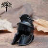 MOYOZZ Motorcycle Biker Roman Gladiator Warrior Spartan Helmet Guardian Bell