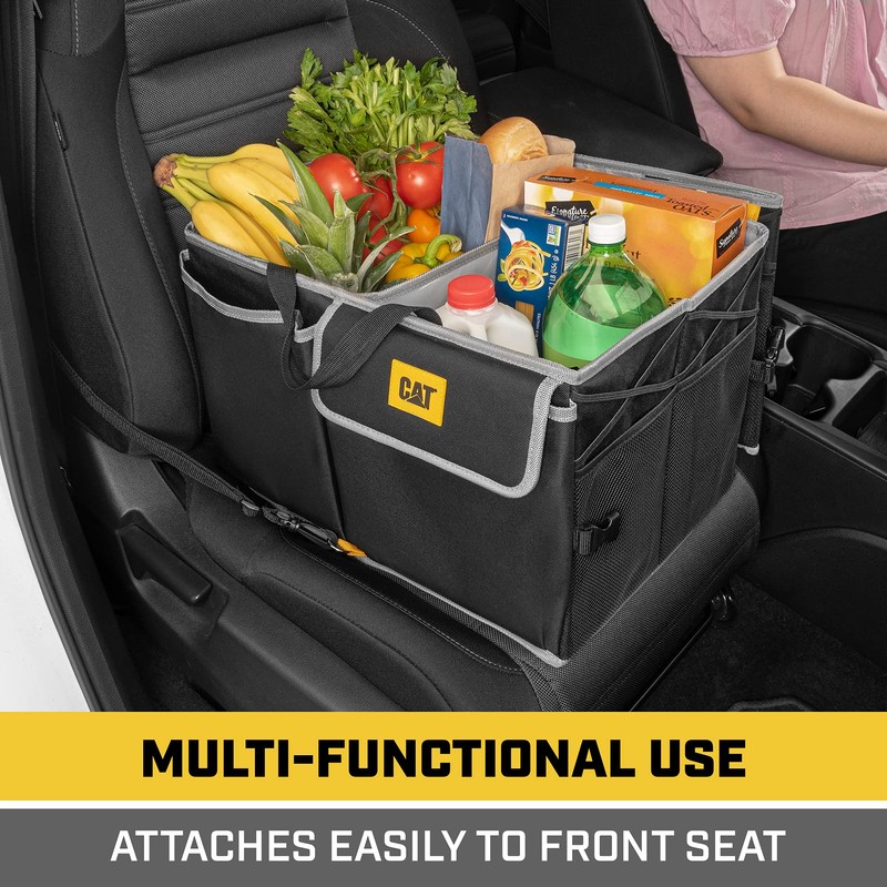 CAT® FlexTrunk Car Trunk Organizer and Storage - Collapsible Multi-Compartment