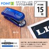 Lion CS-10CS Mini Stapler, No. 10, 15 Strips, Blue