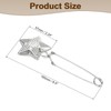 sourcing map 1 Pcs Star Snap Tea Ball Infuser with