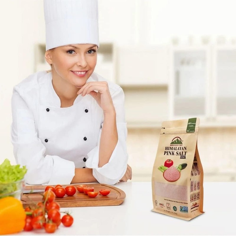Himalayan Chef Pink Himalayan Salt – Fine Grain, 1 lbs,