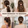 8 Pcs Hair Scrunchies for Women - Seamless Polyester Scrunchies