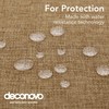 Deconovo - Decorative Waterproof Linen Effect Tablecloth - 132 x