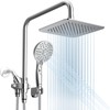 Ryamen Dual Shower Head Combo, 8'' High Pressure Rain Shower