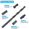 sourcing map Tap and Drill Bit Set, 2pcs M6 x