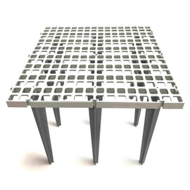 Hatching Time Plastic Slat Chicken Flooring (Large Holes, Long Legs), Easy to Clean, Durable, Commercial Grade