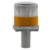 PENCK Solar LED Warning Light Waterproof Driveway Lights Flashing Barricade