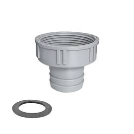 Qrity 1 Piece Kitchen Sink Drain Pipe Joint Thread Hose Connector Sink Drain Joint Thread 45 mm to 32 mm Connector for Kitchen Sinks
