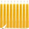 Beeswax Taper Candles 100% Natural Pure Refined Unscented and Decorative