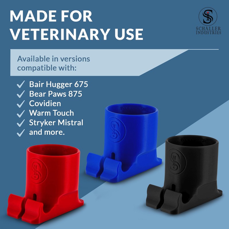 Veterinary Patient Warming Cage Door Adapter Compatible with Bair Hugger