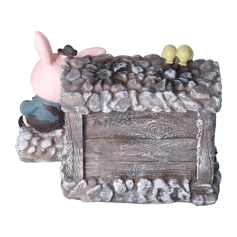 Innovative Rabbits Cabin Calendar Decorative TV Cabinet Decoration for Wedding