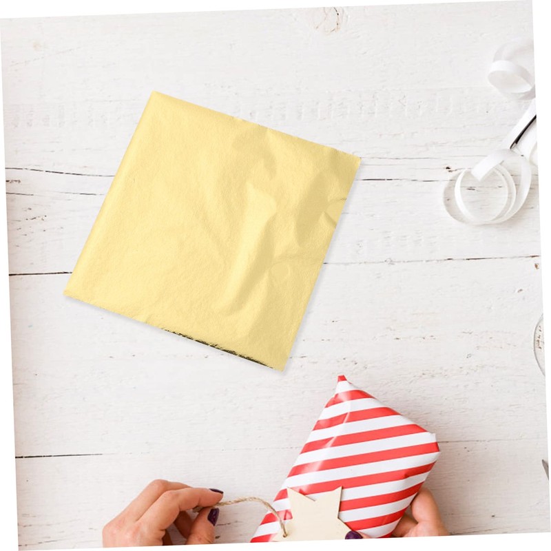 TEHAUX 4sets Sheets Foil Art DIY Crafts Gilding Craft Foil