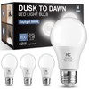 TJOY Dusk to Dawn Light Bulbs Outdoor, Light Sensor A19