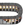Plastic Drag Chain Cable Carrier Open Type with End Connectors